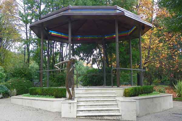 Der Musikpavillon im Park von Opatija