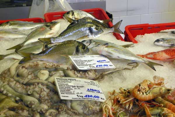 Der Fischmarkt von Opatija