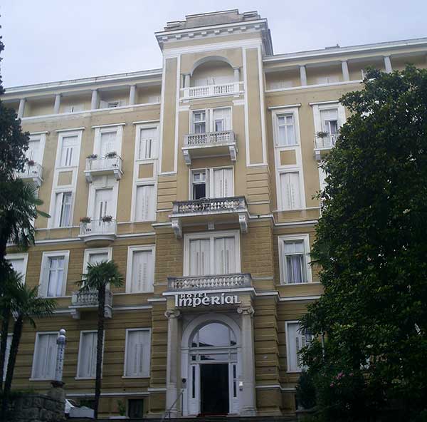 Das Hotel Imperial in Opatija