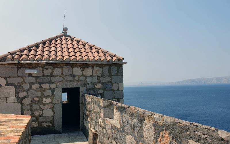 Die Aussicht von der Festung Nehaj in Senj