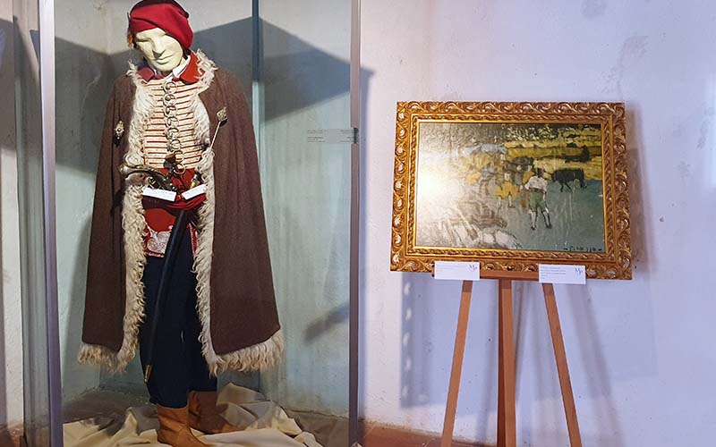 Blick in die Ausstellung der Festung Nehaj