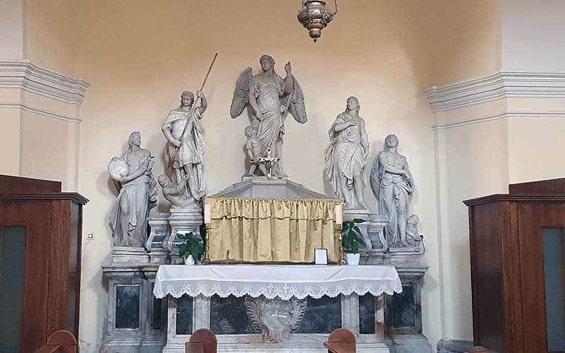 In der Kathedrale Mariä Himmelfahrt in Senj