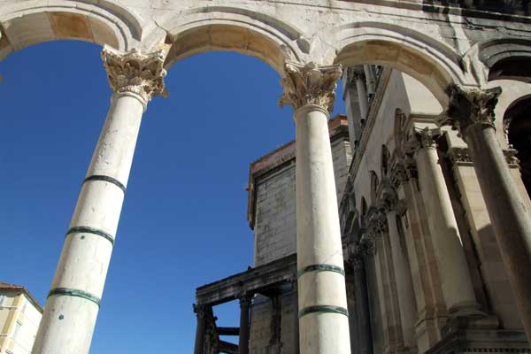 Blick auf den Diokletianpalast