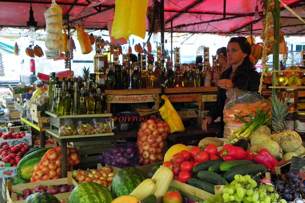 Der Markt in Trogir