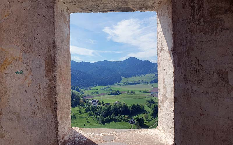 Immer wieder ein wunderschöner Blick ins Tal