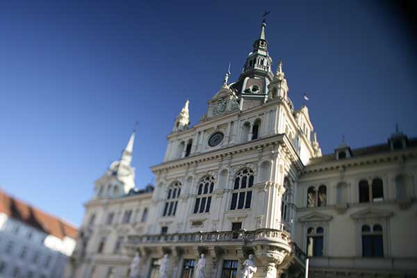 Das Rathaus von Graz (Foto © Graz Tourismus, Harry Schiffer) 