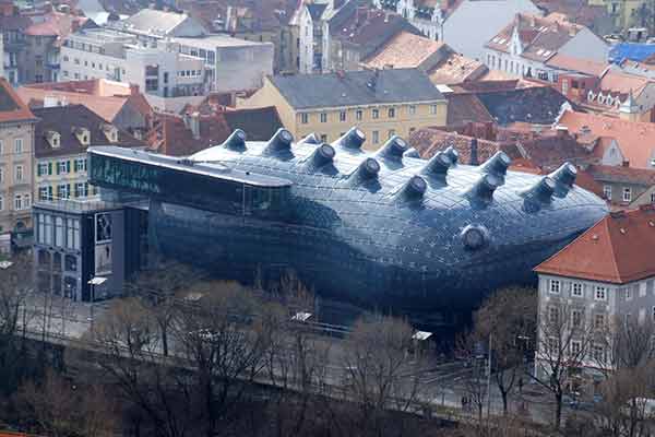 Das "friendly alien" - das Grazer Kunsthaus