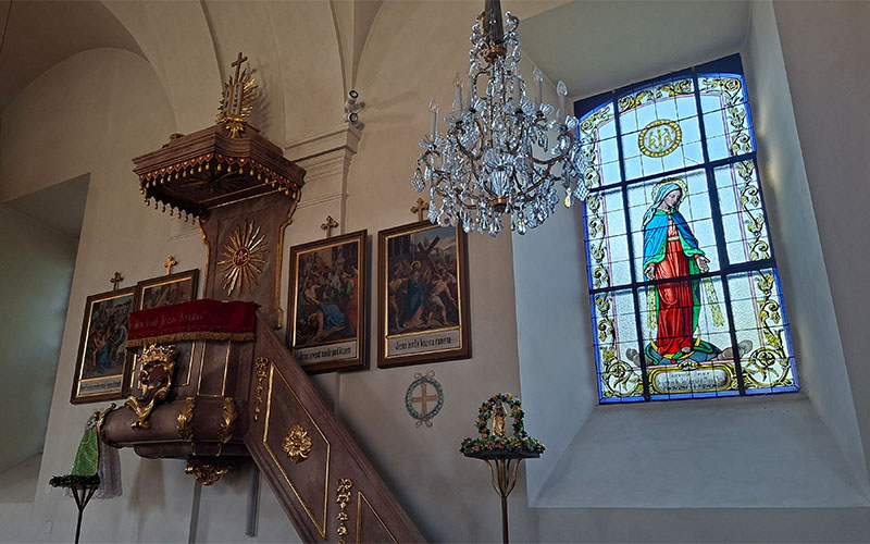 Im Inneren der Pfarrkirche