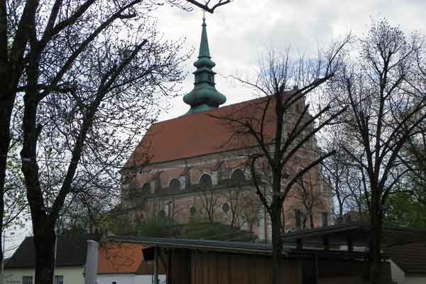 Die Pfarrkirche von Poysdorf