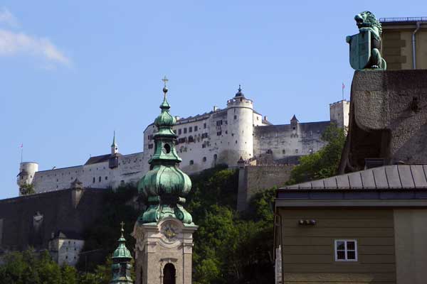 Blick auf die Festung Hohensalzburg 
