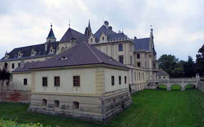 Blick auf das Schloss