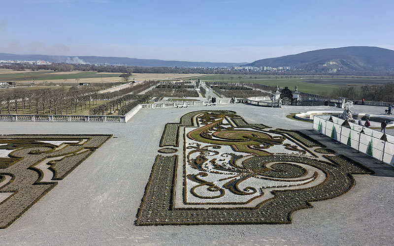 Blick zum Barockgarten