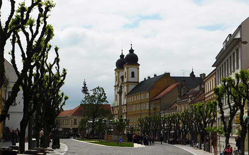 Blick auf den Hauptplatz