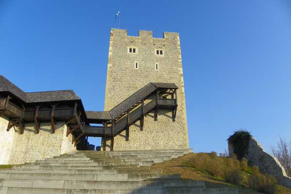 Der Friedrichsturm in der Burg Celje