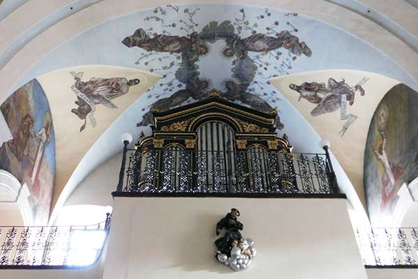 Blick auf die Orgel der Jakobskirche
