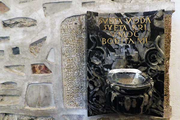 In der Gottesgrabkapelle von Kamnik