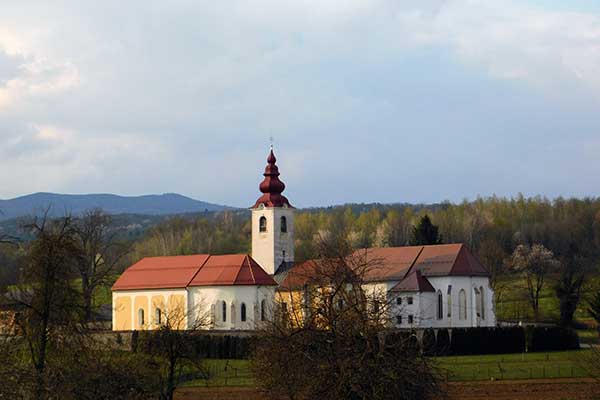 Blick auf die drei Kirchen