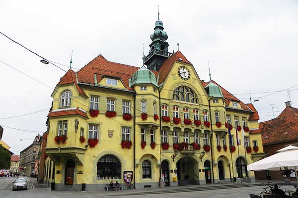 Das Rathaus von Ptuj
