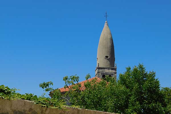 Der Kirchturm von Štanjel