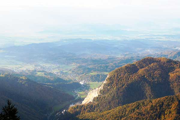 Ausblick von der Bergstation