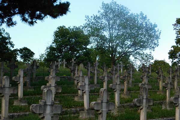 Der Soldatenfriedhof Gorjansko