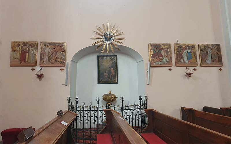 In der Pfarrkirche von Brtnice