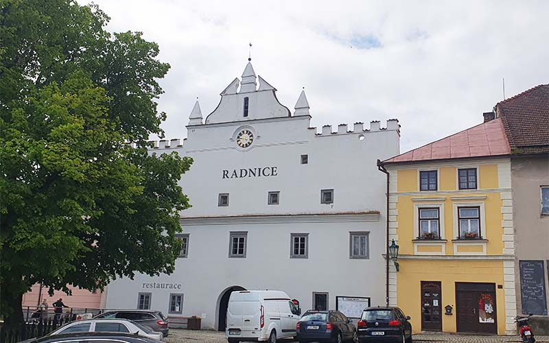 Das Rathaus von Brtnice