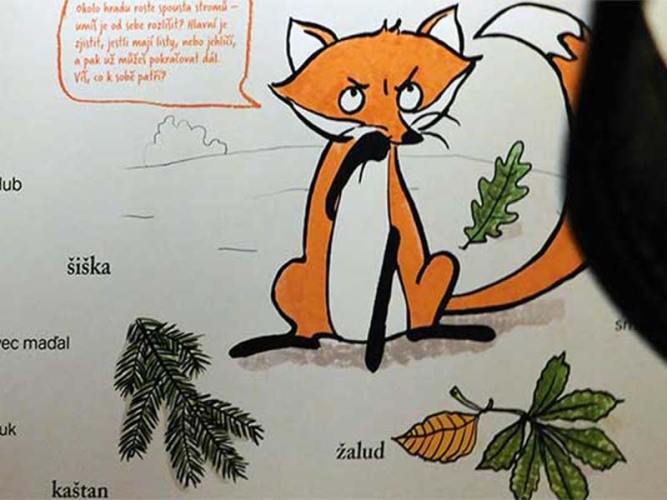 Der Fuchs in der Kinderausstellung