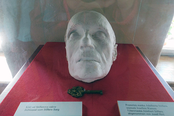 Die Totenmaske von Adalbert Stifter