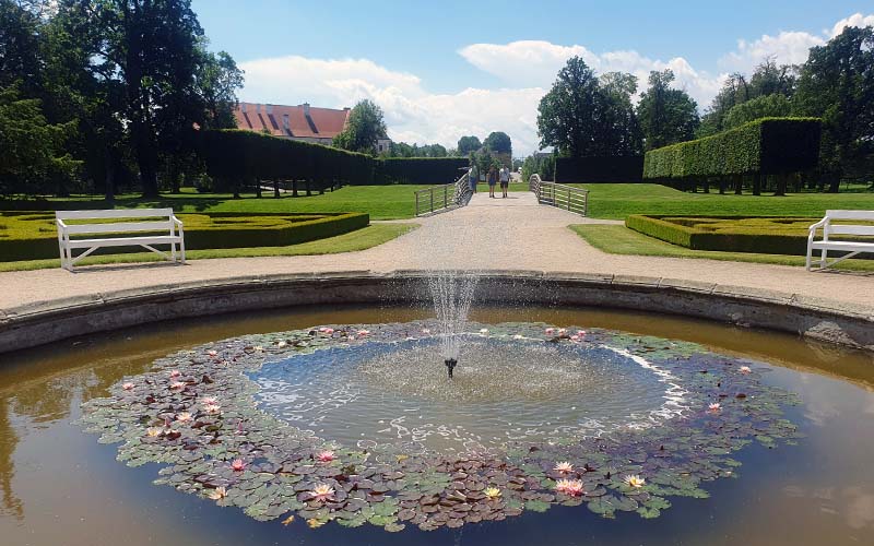 Blick zum Schlosspark