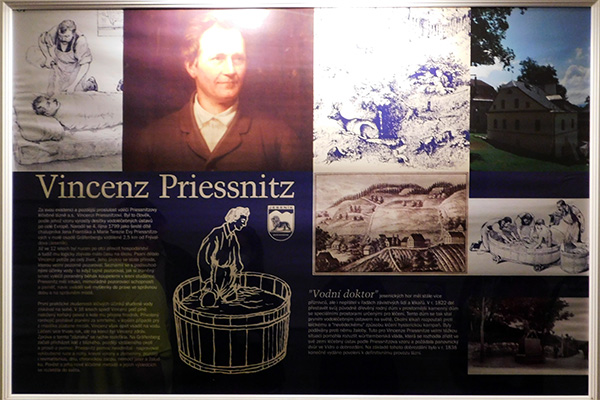 Erinnerungen an Vincenz Prießnitz im Kurhotel 