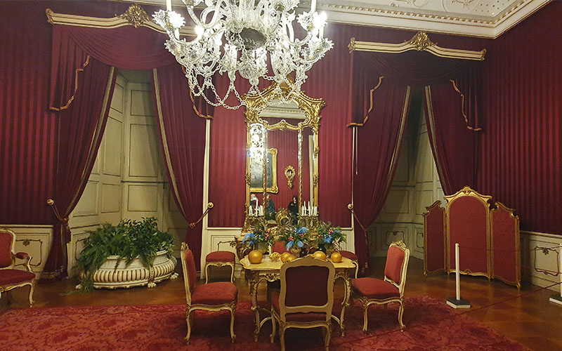 Bei der Führung im Inneren