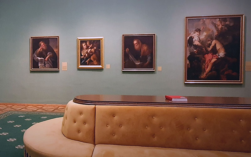 In der Gemäldegalerie