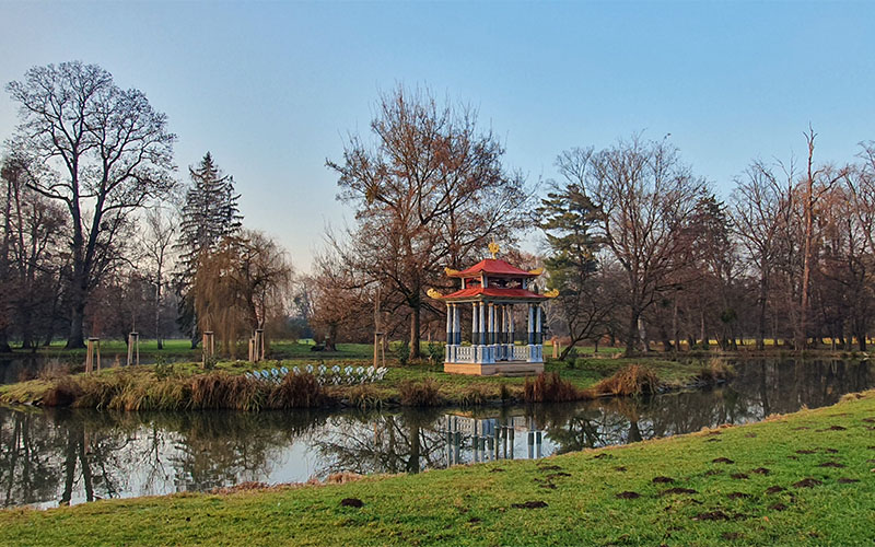 Im Schlosspark von Kremsier