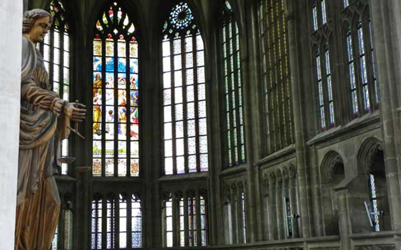 In der Kathedrale der Heiligen Barbara