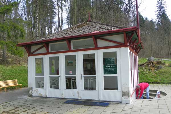 Die Aloiska-Quelle in Luhačovice 