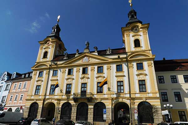 Das Rathaus von Písek
