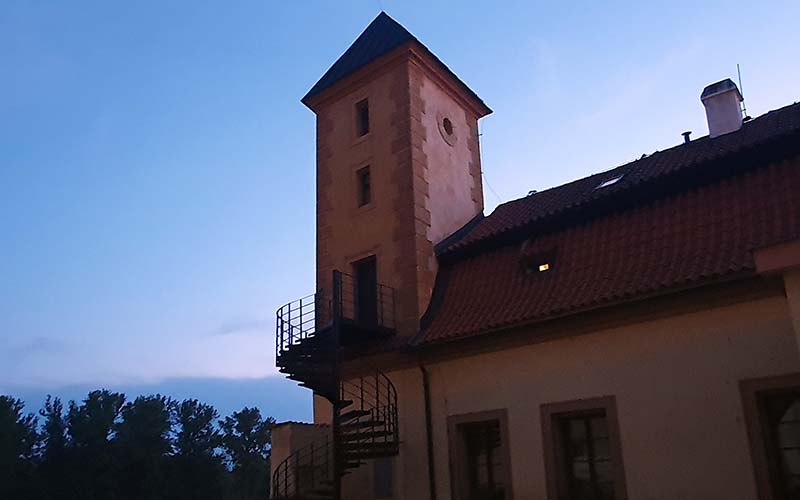 Abendstimmung im Schloss