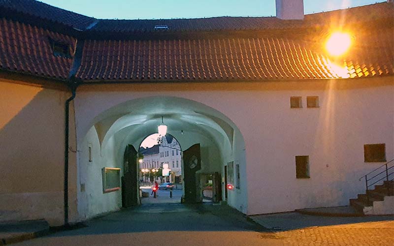 Blick vom Schloss auf den Georgsplatz