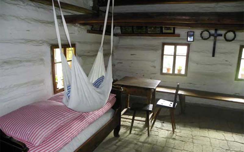 Ein Zimmer im Freilichtmuseum