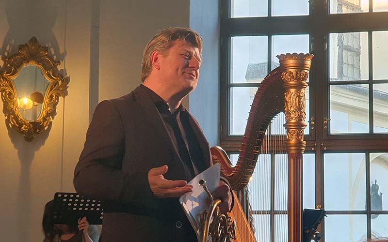 Radek Baborák beim Konzert
