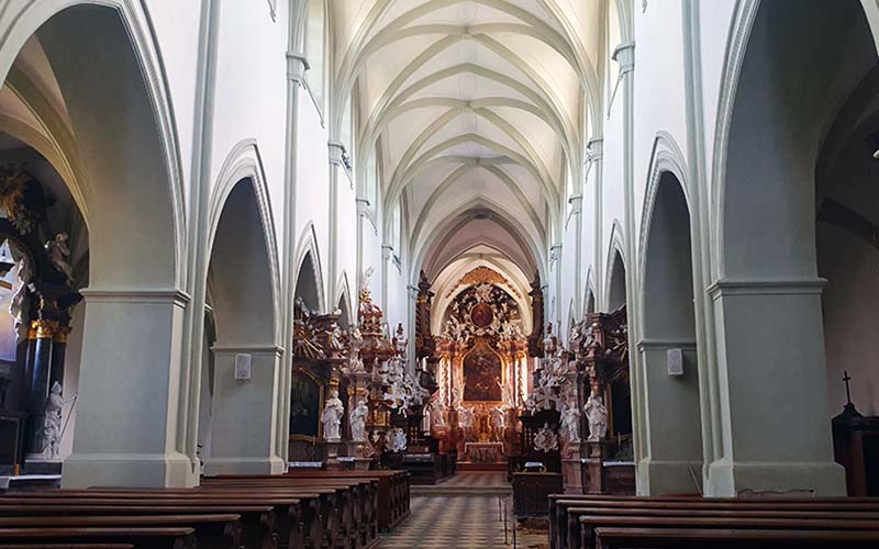 Im Inneren der Stiftskirche