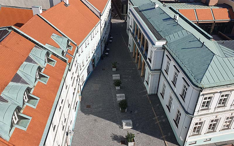 Gasse in der Beethoven bei seiner Kur wohnte