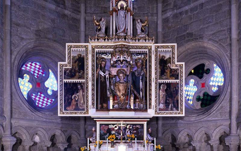 Blick zum Altar in der Kathedrale des Heiligen Prokop (Foto © Czechtourism)