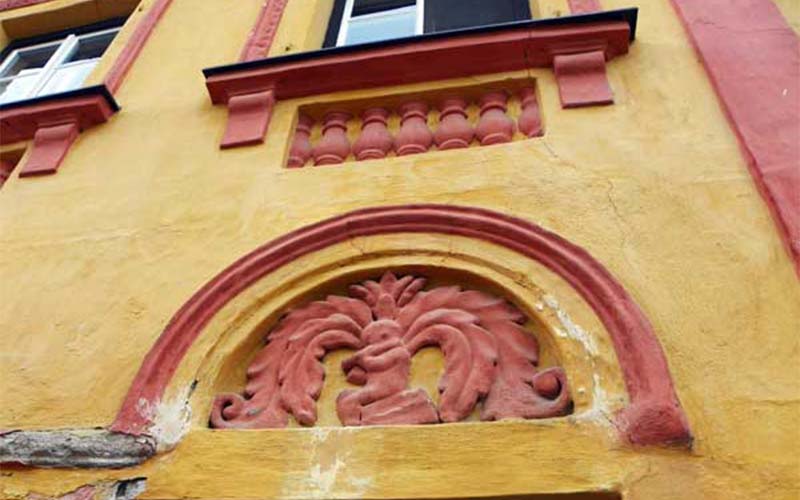 Detail des Hauses Leopolda Pokorneho
