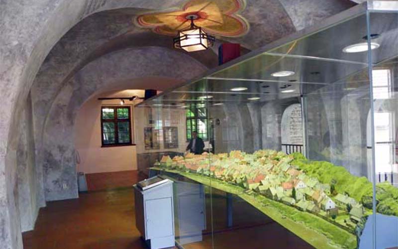 Auf der Galerie der Hinteren Synagoge