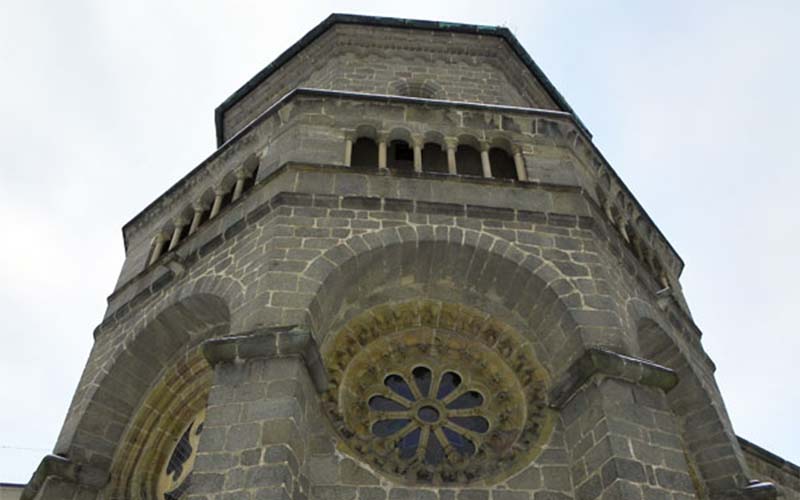 Die Rosette und der Zwergengang der Prokop Basilika