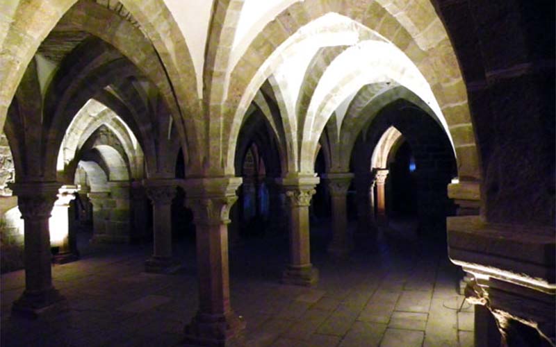 Die Krypta der Kathedrale