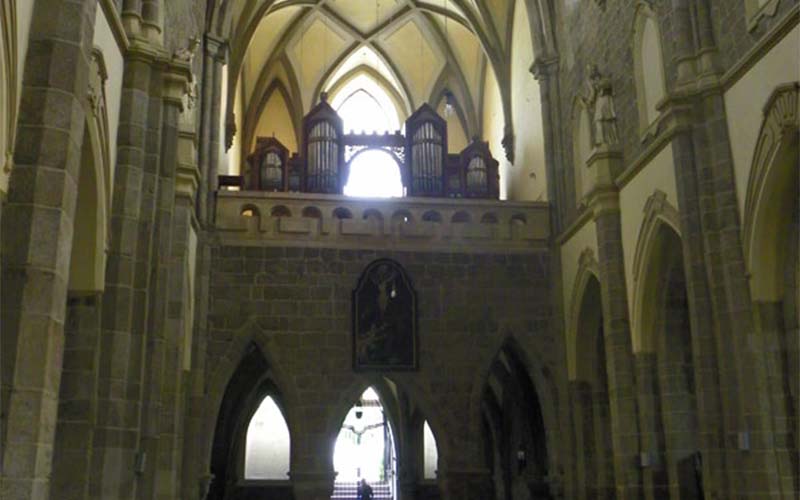 Blick in die Kathedrale des Heiligen Prokop