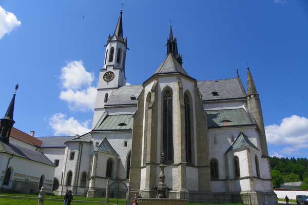 Die Klosterkirche von Vyšší Brod 